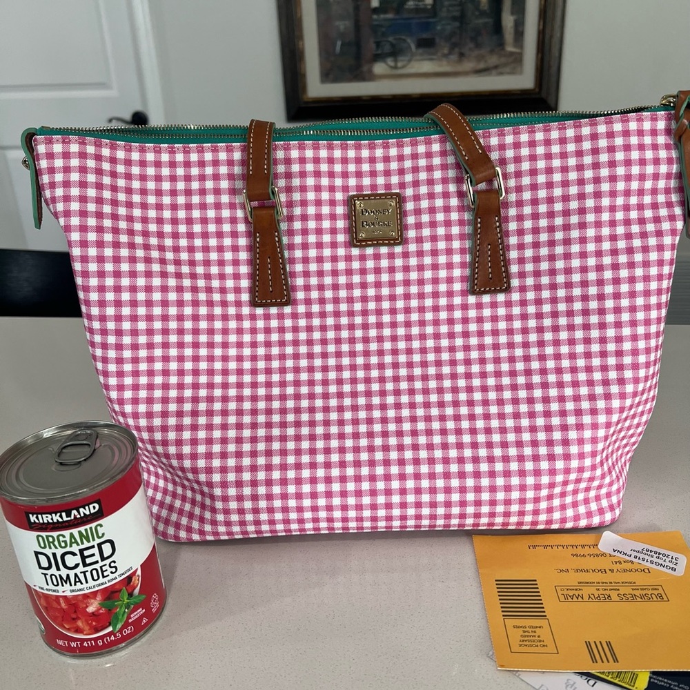 Dooney & Bourke Pink Checkered Women's Bag